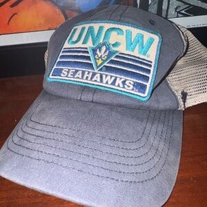 47 Brand Gray and Blue UNCW Seahawks Hat